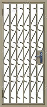 Сварная решетчатая дверь РДС - 25