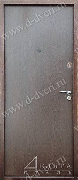 Дверь в квартиру (рисунок на металле и ламинат)