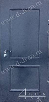 Одностворчатая дверь с рисунком на металле «металлофиленка»