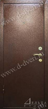 DS-1100 Металлическая дверь (отделка порошковое напыление и антивандальный ламинат)