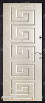 Железная дверь с терморазрывом (порошковое напыление и МДФ шпон)