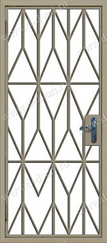 Сварная решетчатая дверь РДС - 12