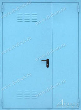Тамбурная дверь с вентиляцией (порошковое напыление)