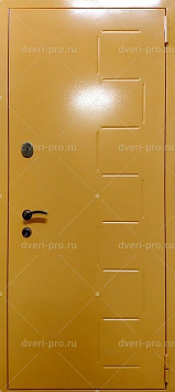 Дверь с рисунком на металле и МДФ ПВХ с зеркалом