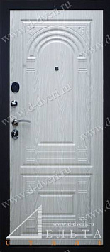 Железная дверь порошковое напыление с декоративной вставкой и МДФ ПВХ с рисунком