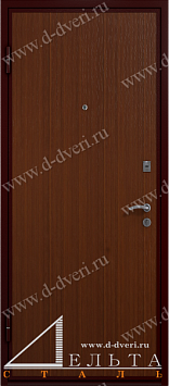 Металлическая дверь (отделка: мдф-ламинат с двух сторон)