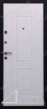 Дверь антивандальная и теплая (порошковое напыление и МДФ пластик с рисунком)