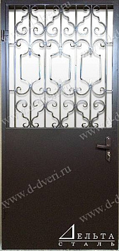 Решетчатая тамбурная дверь РДК-45