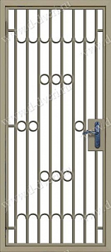 Сварная решетчатая дверь РДС - 32