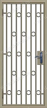 Сварная решетчатая дверь РДС - 33