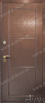 DS-1101 Металлическая дверь (порошковое напыление с рисунком на металле и антивандальный ламинат)