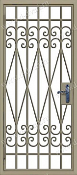 Сварная решетчатая дверь РДС - 41