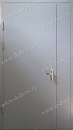 Полуторапольная дверь с окрасом грунт-эмаль